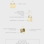 Borsa a mano MARGOT SMALL SUMMER - BUTTER YELLOW