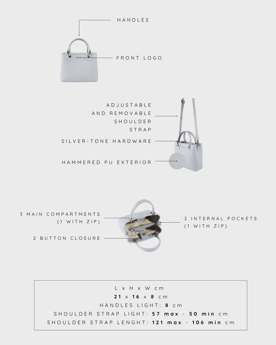 MARGOT SMALL SUMMER Handbag - POWDER BLUE