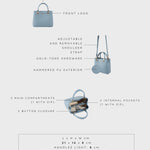 Borsa a mano MARGOT SMALL SUMMER - SKY BLUE