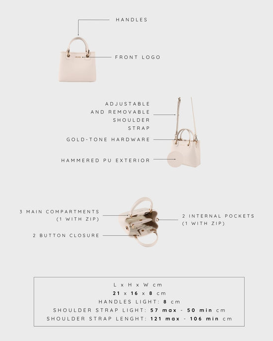 MARGOT SMALL SUMMER Handbag - WHITE