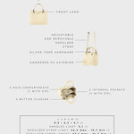 Borsa a mano MARGOT SMALL SUMMER - BUTTER YELLOW
