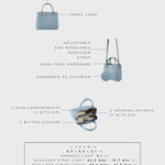 Borsa a mano MARGOT SMALL SUMMER - SKY BLUE