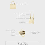 Borsa a mano MARGOT SMALL SUMMER - BUTTER YELLOW