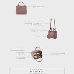 Borsa a mano MARGOT SMALL SUMMER - MAUVE