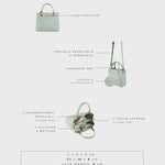 Borsa a mano MARGOT SMALL SUMMER - MINT GREEN