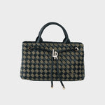 Borsa a mano MEGAN DENIM - BLACK BERRY