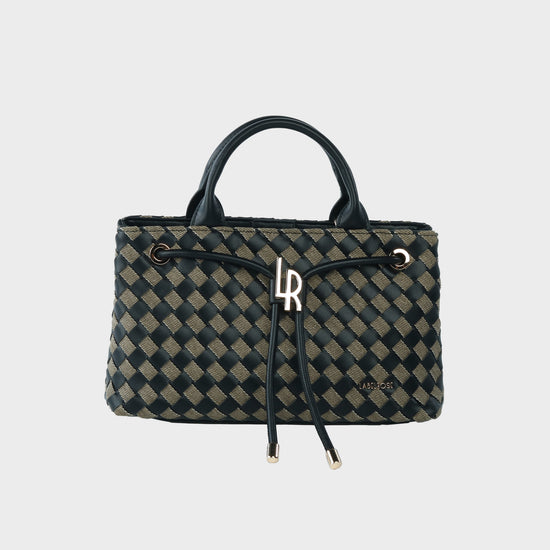 Bolso de mano MEGAN DENIM - BLACK BERRY