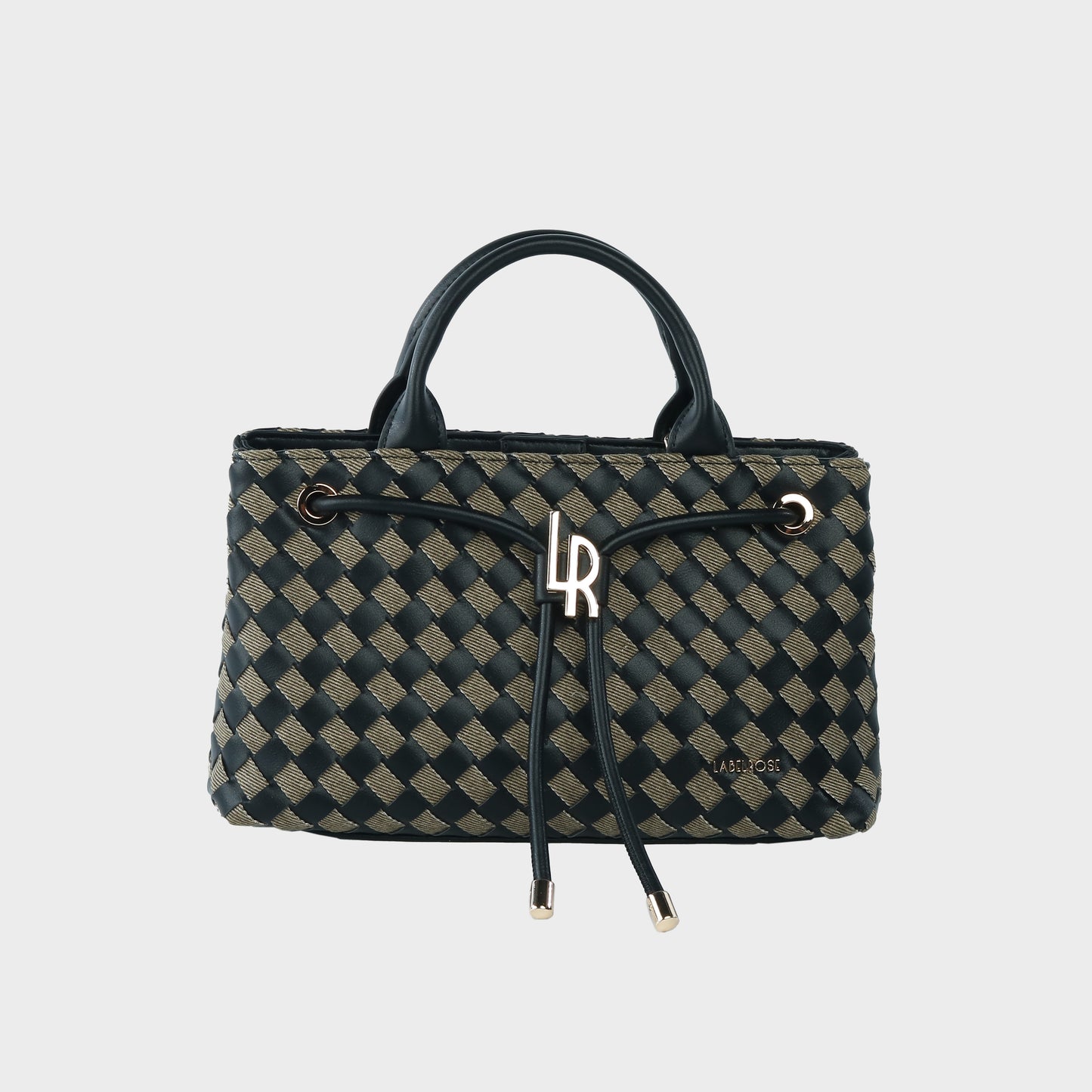 Borsa a mano MEGAN DENIM - BLACK BERRY