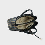 Borsa a mano MEGAN DENIM - BLACK BERRY