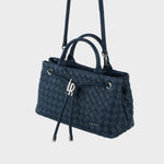 Borsa a mano MEGAN DENIM - BLUE BERRY