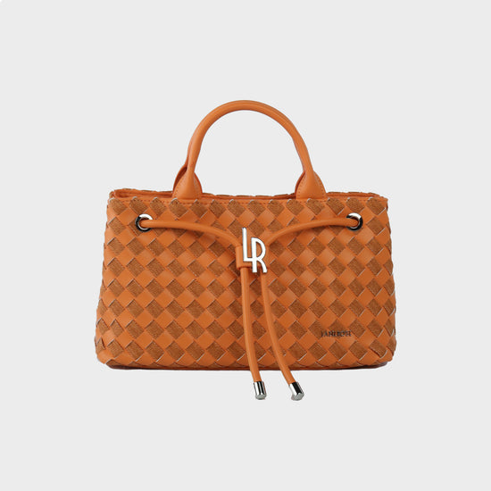 Borsa a mano MEGAN DENIM - ORANGE MANDARIN