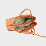 Bolso de mano MEGAN DENIM - NARANJA MANDARINA
