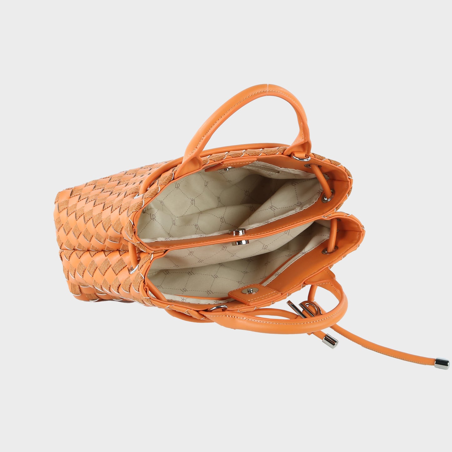 Bolso de mano MEGAN DENIM - NARANJA MANDARINA