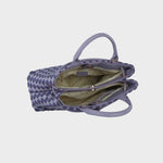 Bolso de mano MEGAN DENIM - VIOLET PLUM