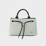 Borsa a mano MEGAN CANVAS - BLACK COCONUT