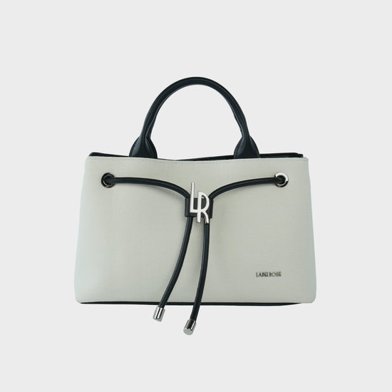 Borsa a mano MEGAN CANVAS - BLACK COCONUT