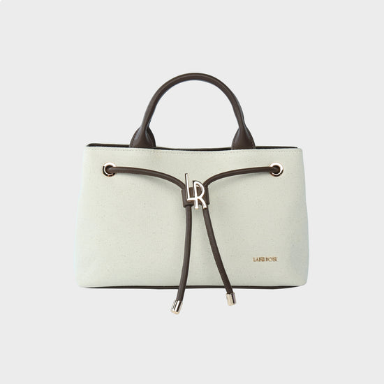 Borsa a mano MEGAN CANVAS - BROWN VANILLA