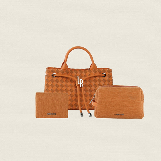 MEGAN DENIM MATCHING SET CUSTOM - ORANGE MANDARIN