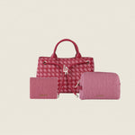 MEGAN DENIM MATCHING SET CUSTOM - STRAWBERRY PINK