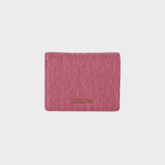Portafoglio MEGAN WALLET DENIM - STRAWBERRY PINK