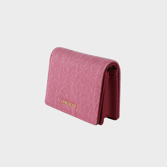 Portafoglio MEGAN WALLET DENIM - STRAWBERRY PINK