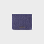 Cartera MEGAN WALLET DENIM - VIOLET PLUM