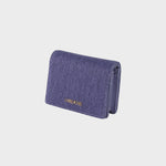 Cartera MEGAN WALLET DENIM - VIOLET PLUM
