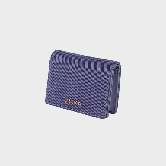 Portafoglio MEGAN WALLET DENIM - VIOLET PLUM