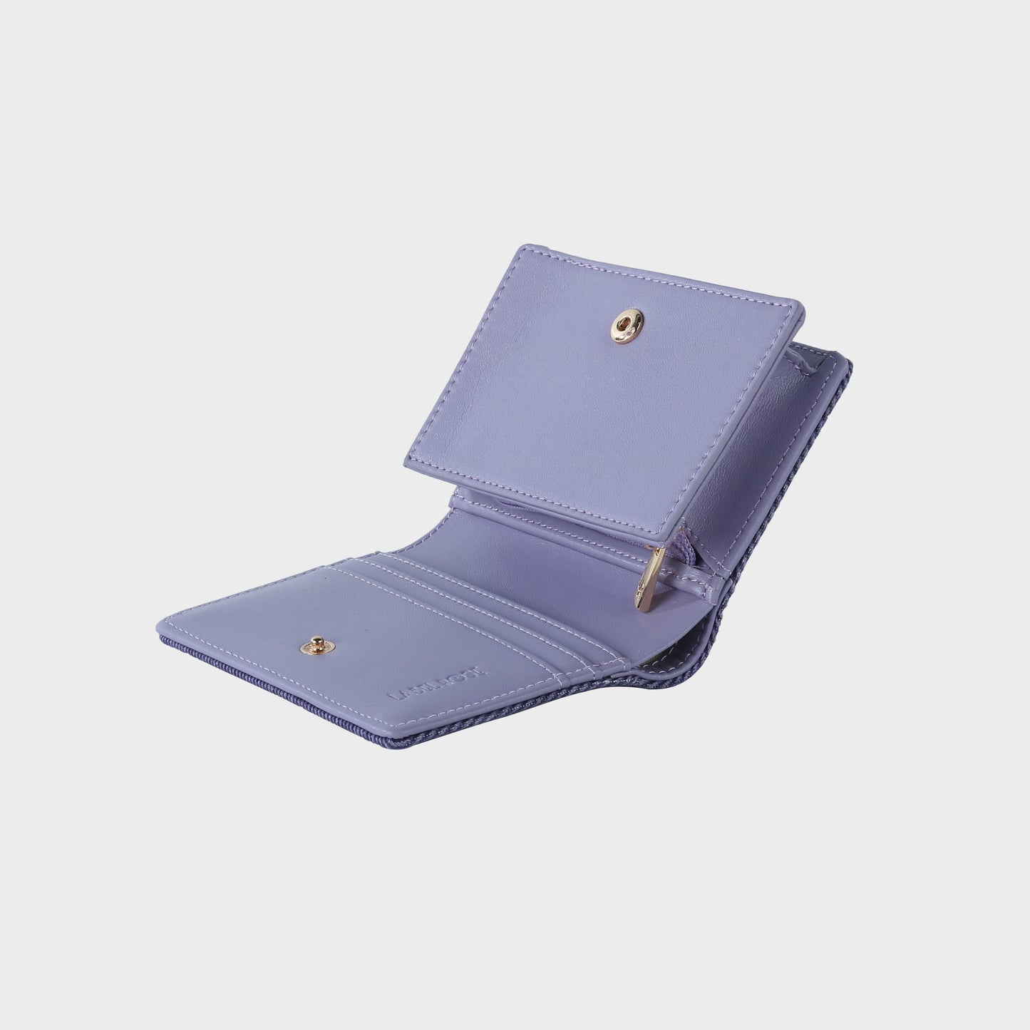 Cartera MEGAN WALLET DENIM - VIOLET PLUM