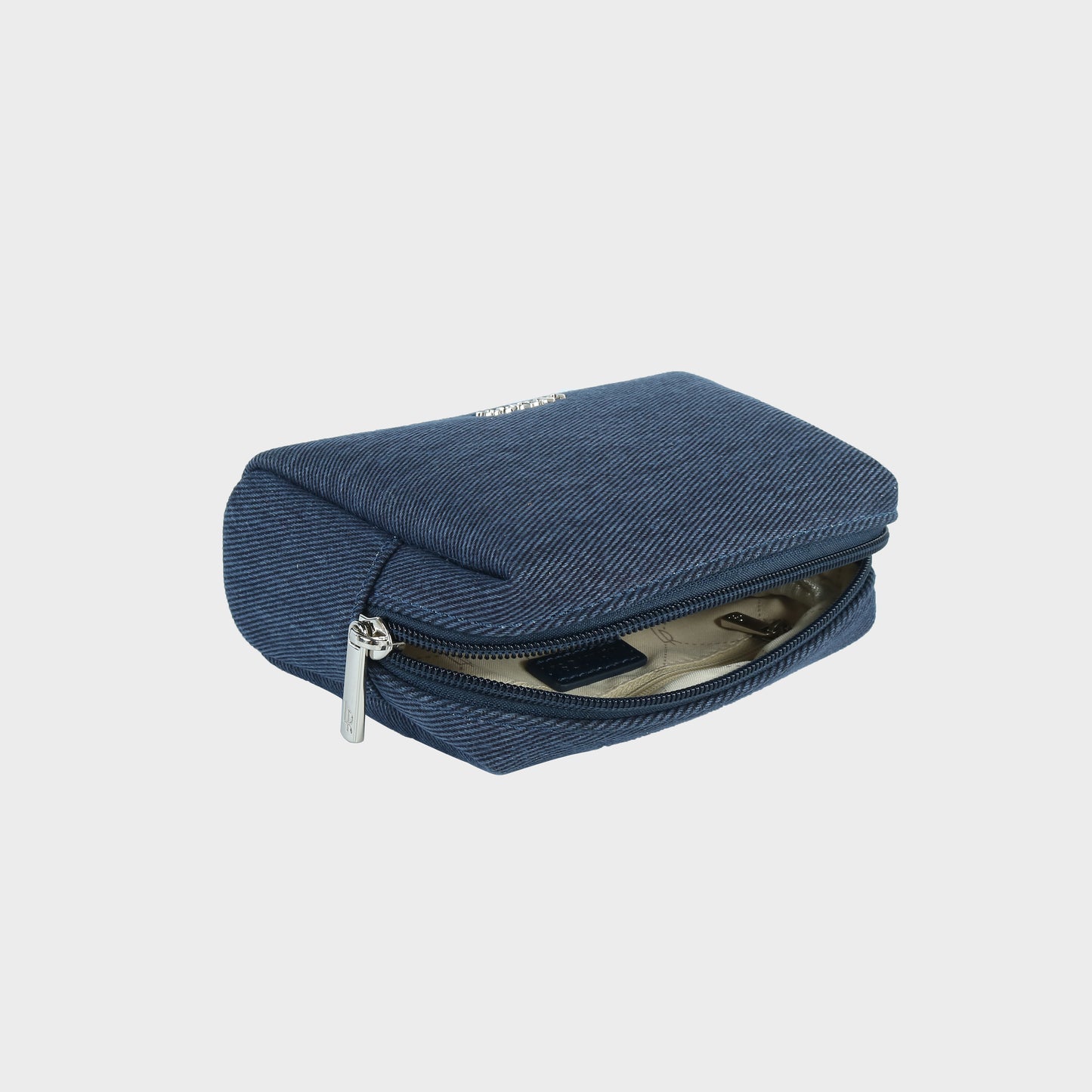 Cartera de mano MEGAN DENIM - AZUL ARÁNDANO