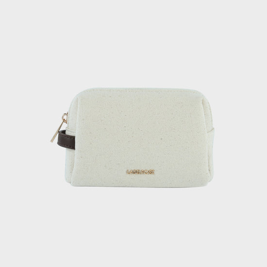 Pochette MEGAN CANVAS - BROWN VANILLA