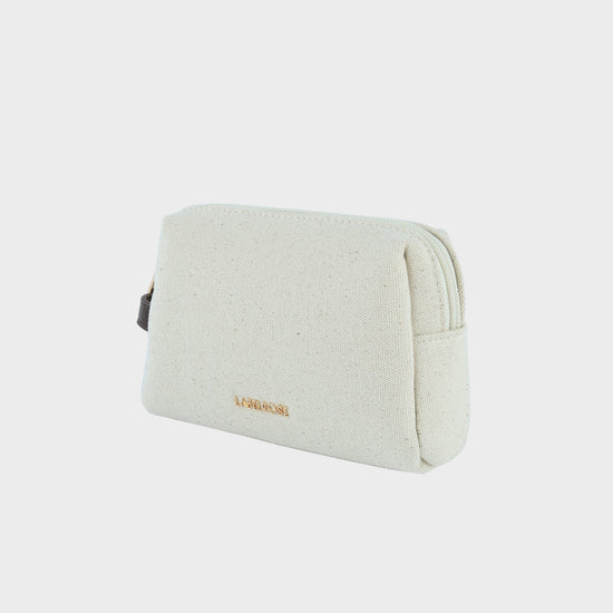 Pochette MEGAN CANVAS - BROWN VANILLA