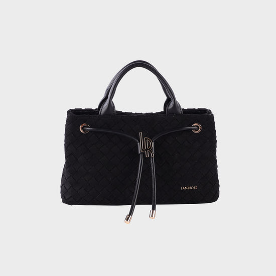 Borsa a mano MEGAN SIMILSUEDE - BLACK GOLD