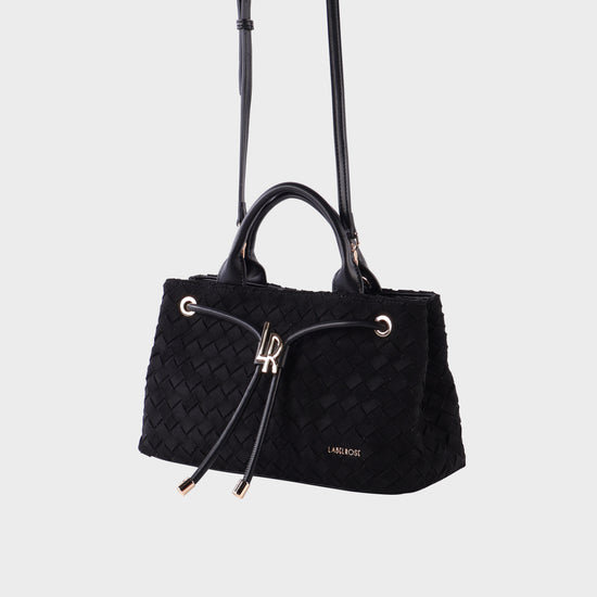 Borsa a mano MEGAN SIMILSUEDE - BLACK GOLD