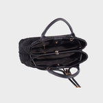 Bolso de mano MEGAN SIMILANTE - NEGRO ORO