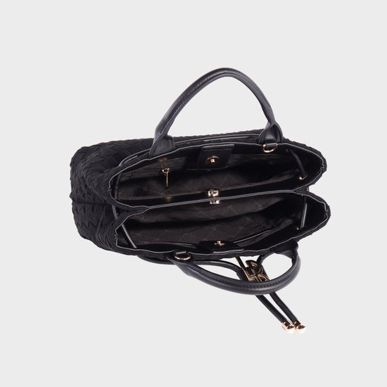 Borsa a mano MEGAN SIMILSUEDE - BLACK GOLD