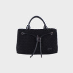 Borsa a mano MEGAN SIMILSUEDE - BLACK SILVER