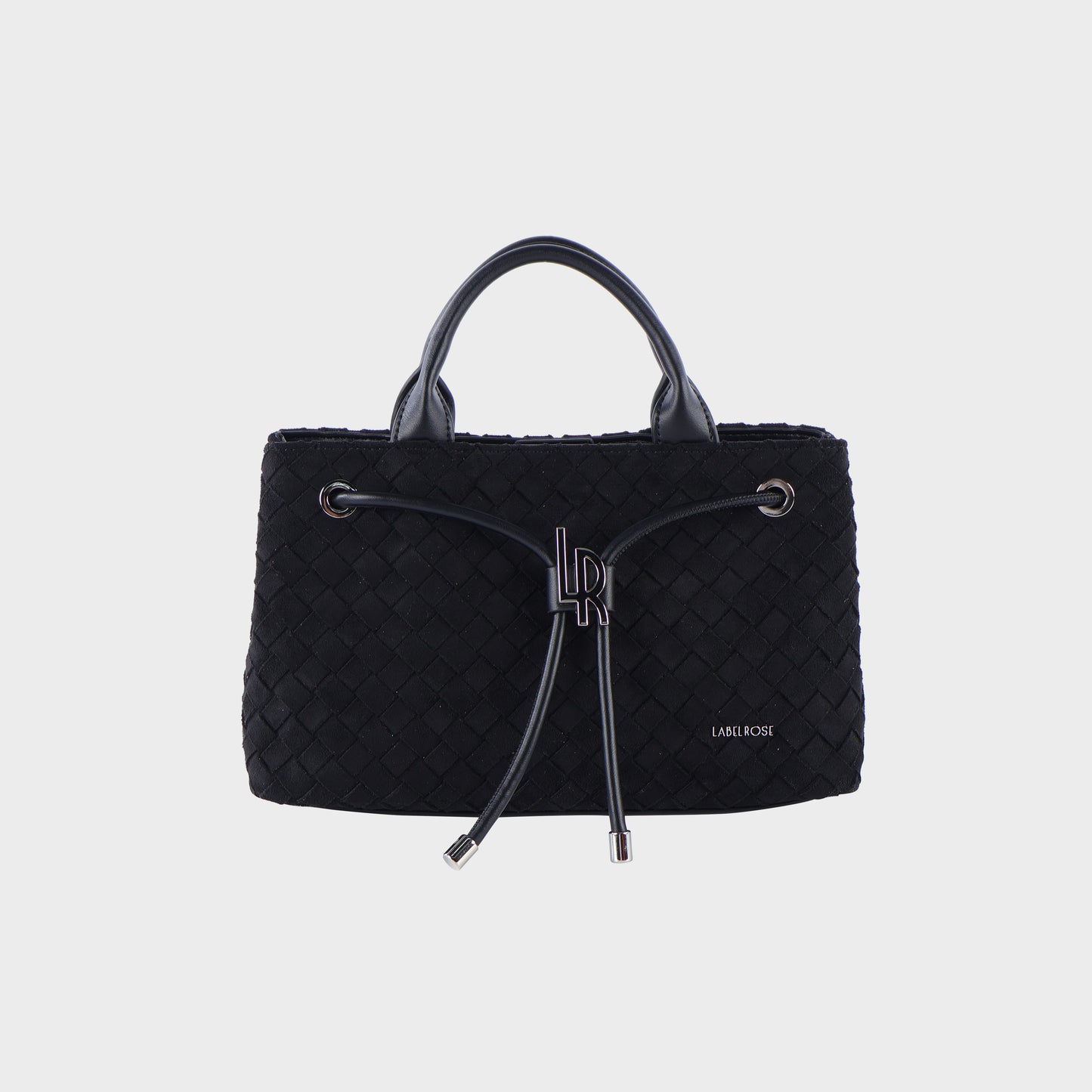 Borsa a mano MEGAN SIMILSUEDE - BLACK SILVER