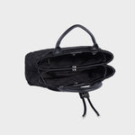 Borsa a mano MEGAN SIMILSUEDE - BLACK SILVER