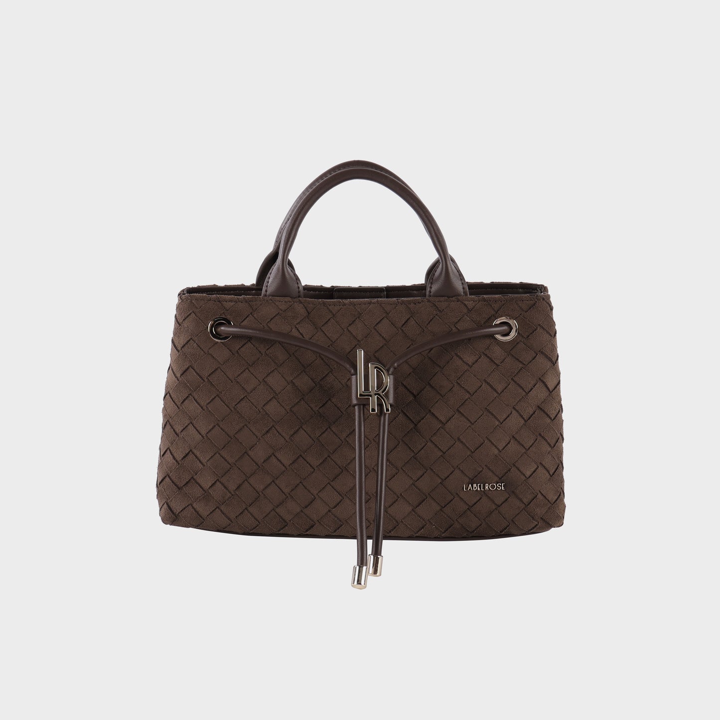 Bolso de mano MEGAN ANTE SINTÉTICO - MARRÓN