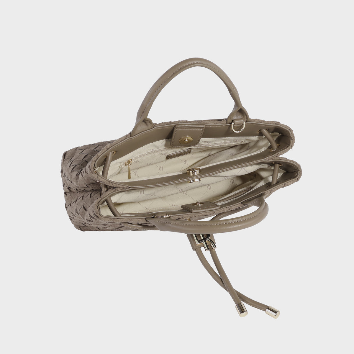 Bolso de mano MEGAN SIMILANTE - TAUPE