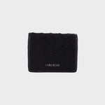 Cartera MEGAN WALLET EN ANTE SINTÉTICO - NEGRO PLATEADO