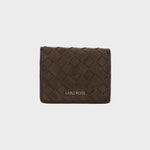 MEGAN WALLET FAUX SUEDE - BROWN