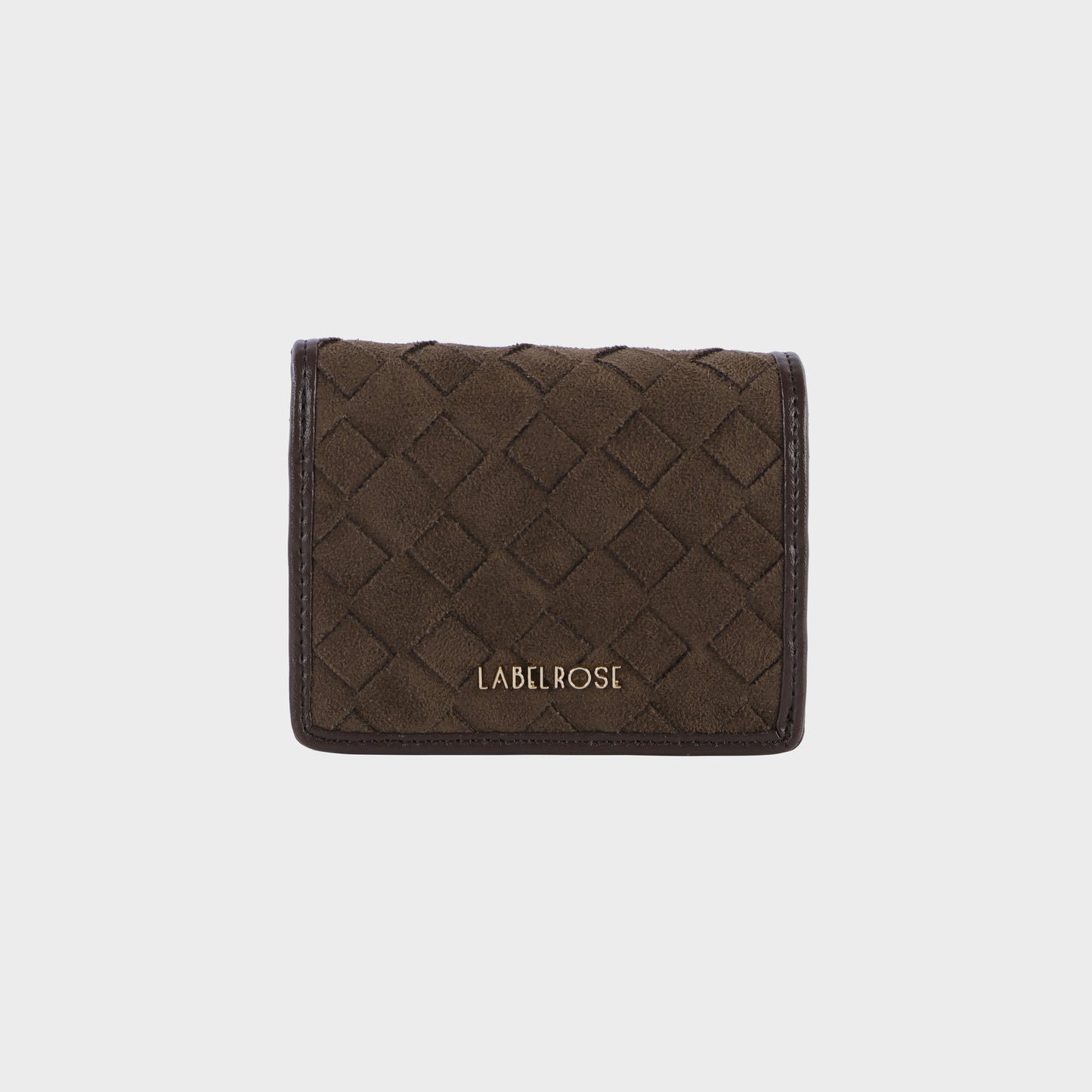 MEGAN WALLET FAUX SUEDE - BROWN