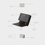 Portafoglio MEGAN WALLET CANVAS - BROWN VANILLA