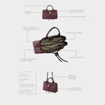 Bolso de mano MEGAN DENIM - CHERRYRED