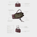 Bolso de mano MEGAN DENIM - CHERRYRED
