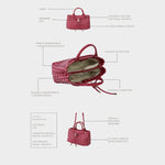 Borsa a mano MEGAN DENIM - STRAWBERRY PINK