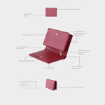 Cartera MEGAN WALLET DENIM - STRAWBERRY PINK