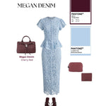 Bolso de mano MEGAN DENIM - CHERRYRED